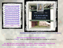 Tablet Screenshot of featherfocus.com